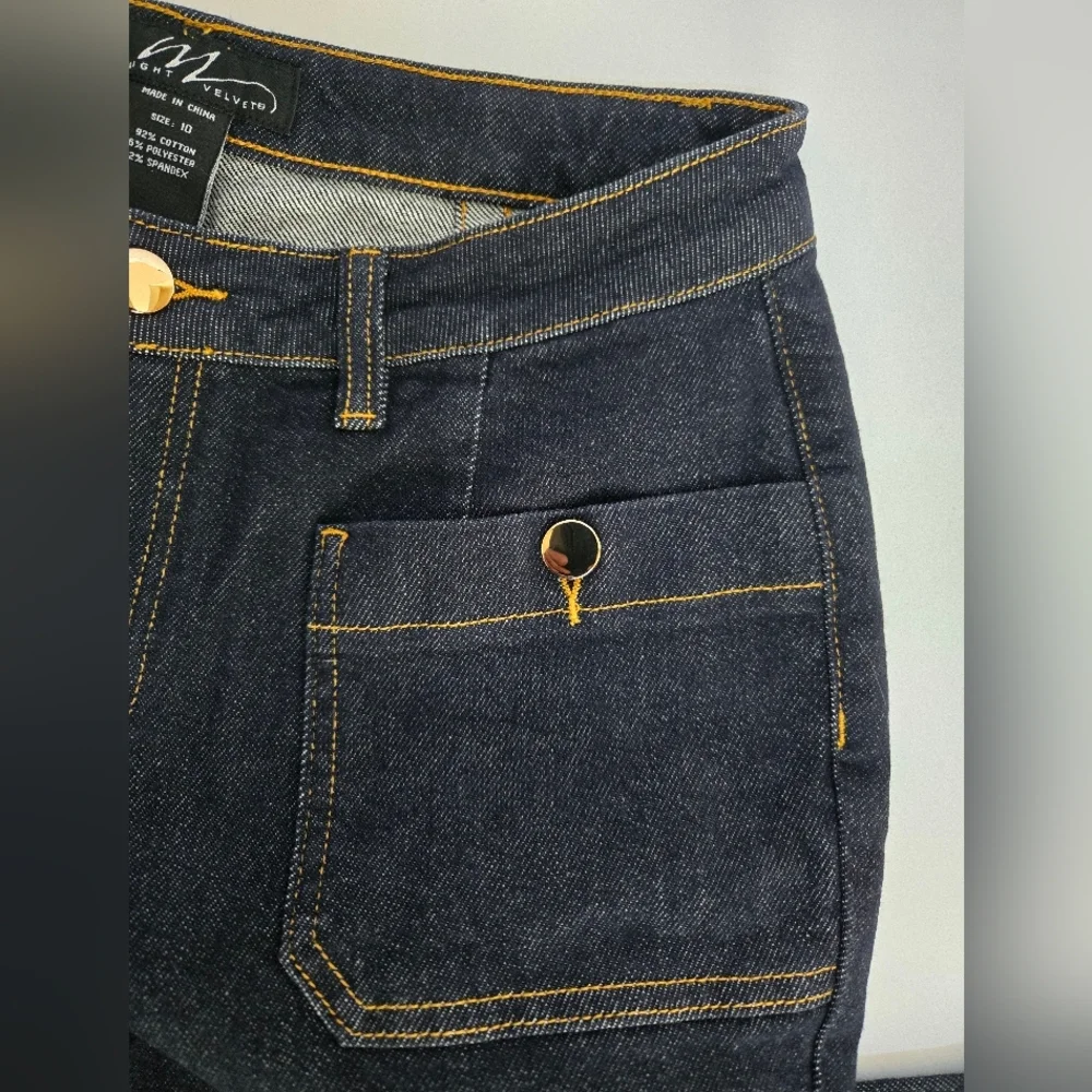 MIDNIGHT VELVET (New)Classic Blue Women's Jeans.Size 10 - Picture 6 of 12